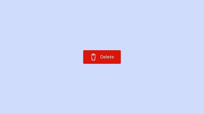 Delete Button Animation