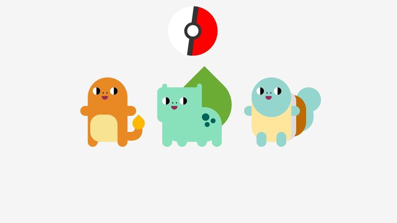 Pokemon drawn in CSS