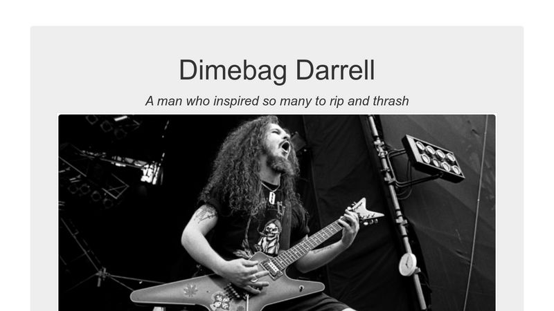 Dimebag Darrell - Wikipedia