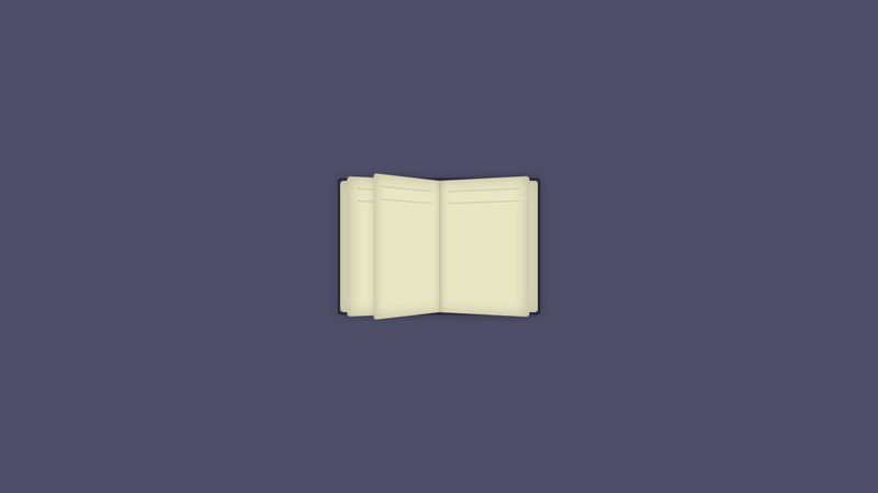 Book opening animation (pure css)