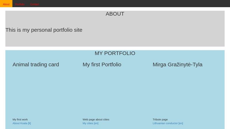 Personal Porfolio for Freecodecamp
