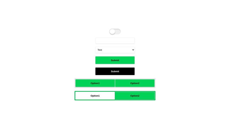Pure CSS toggle buttons