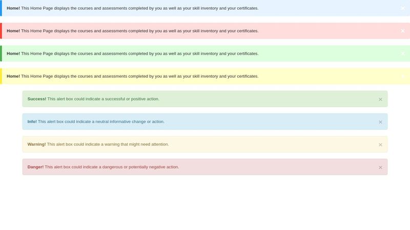 Colourful Alerts