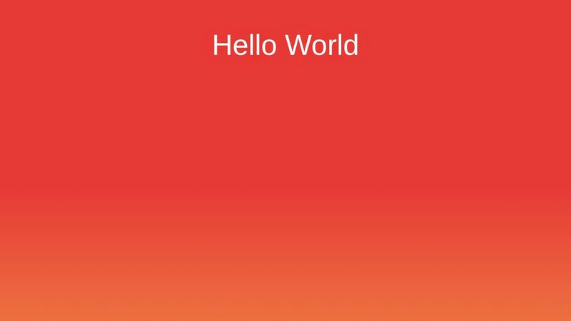 hello CSS world