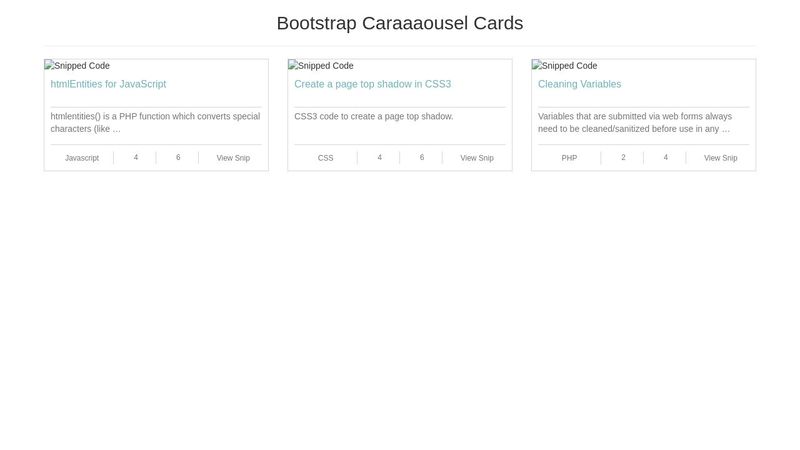 CodePen - Bootstrap Carousel Cards