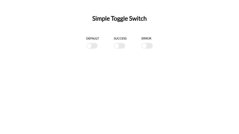Simple Toggle Switch