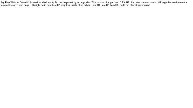01-02 begin: Headings and paragraphs demo