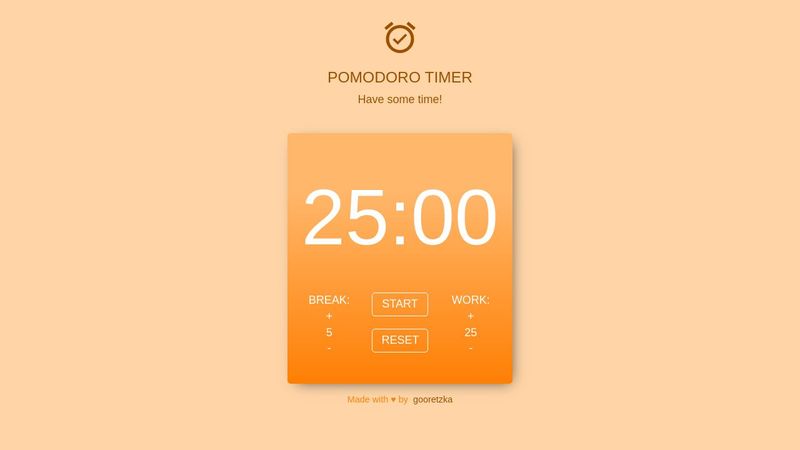 Pomodoro Timer JS