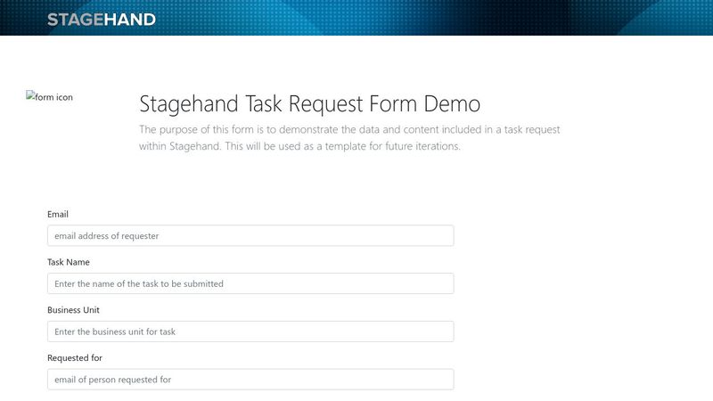 Task Request Form Demo