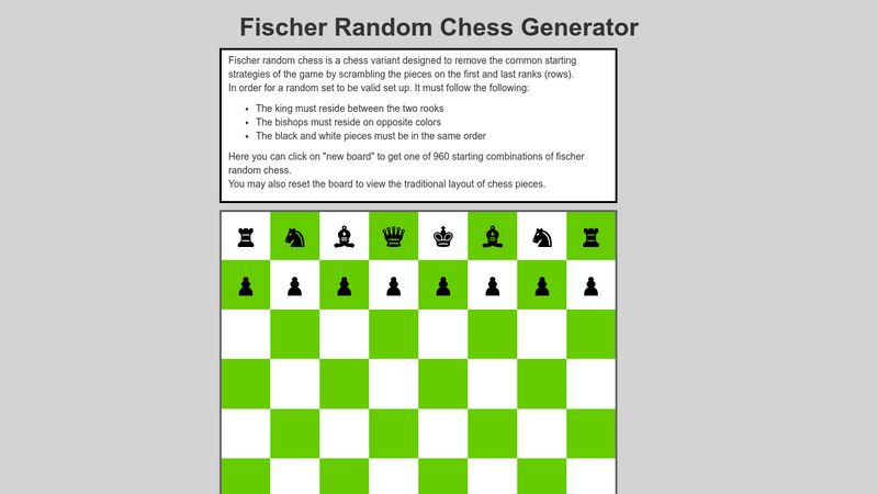 Chess960 Generator 1.0.4 Free Download