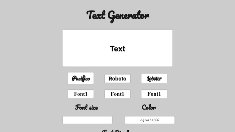 text-generator