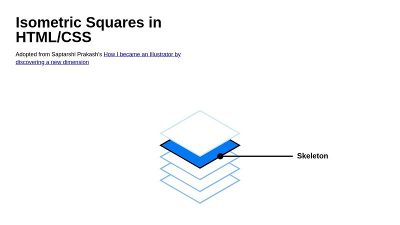 Isometric Squares in HTML/CSS