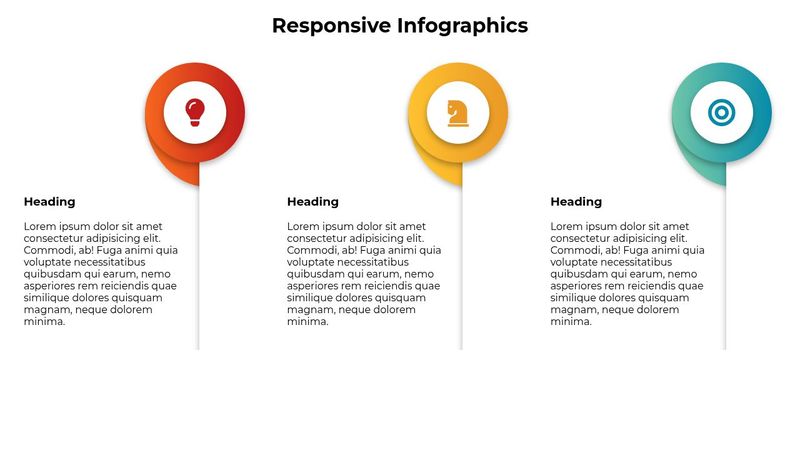Pure CSS Responsive Infographics using Flexbox