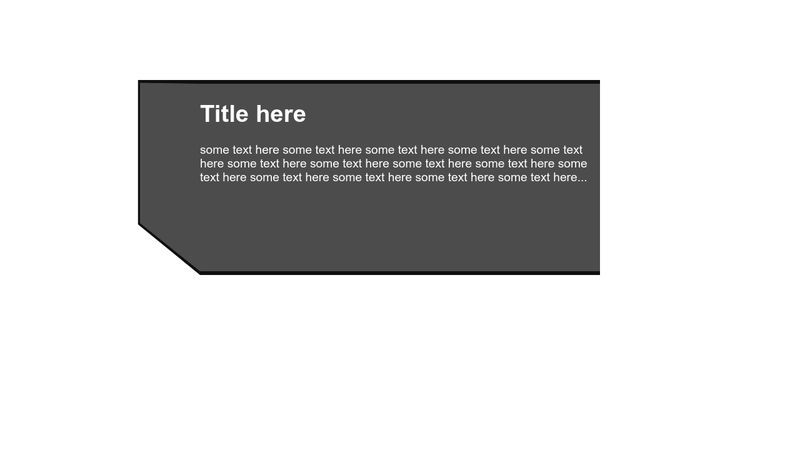 CSS - Cut out edges of a div