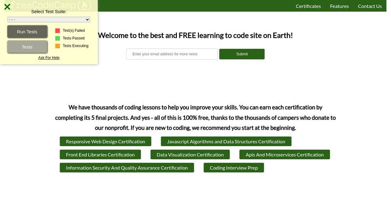Product Landing Page FreeCodeCamp