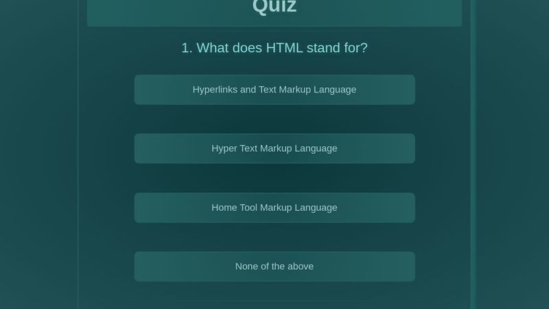 HTML CodePen Challenge
