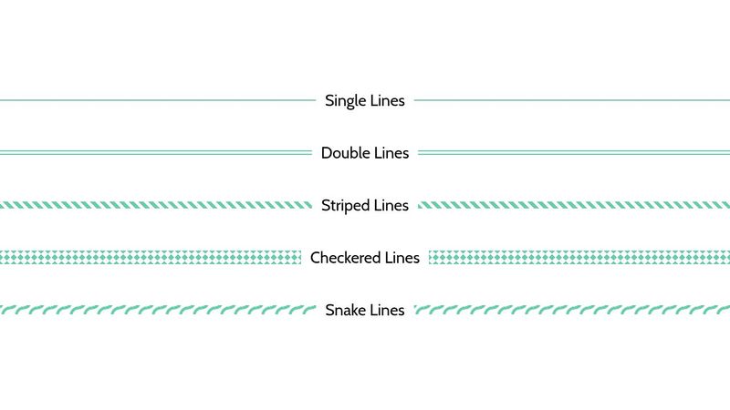Headings with Side Lines