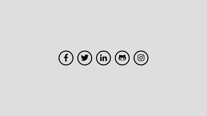#CSS - Social Media Icons