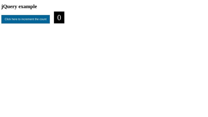 jQuery basic example