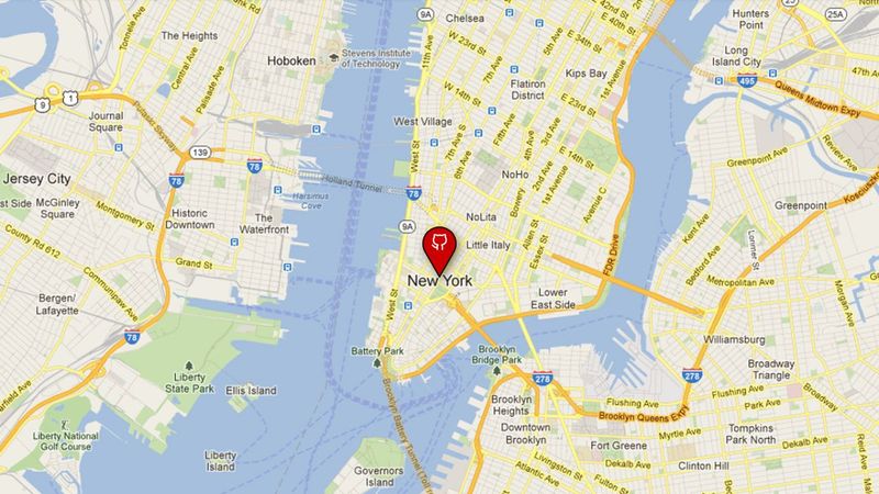 Custom map marker (CSS only)