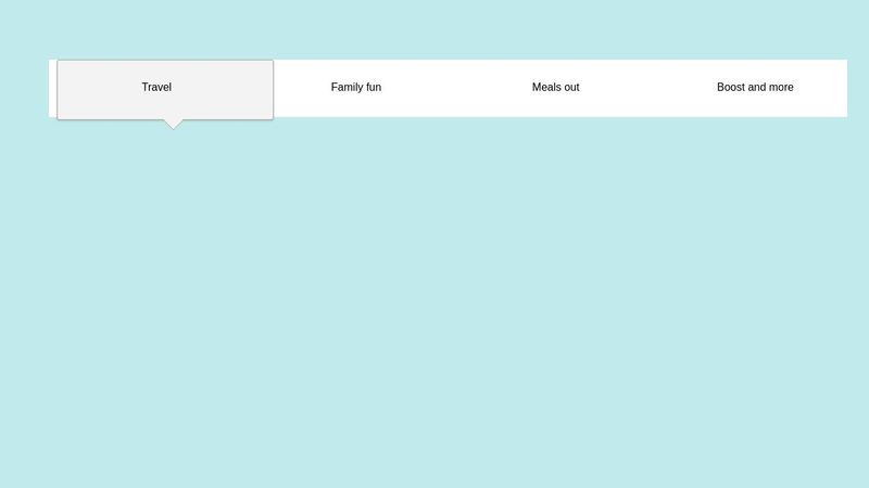 Horizontal tabs