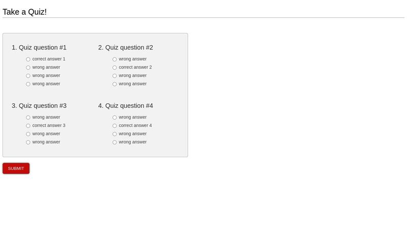 Simple Javascript Quiz