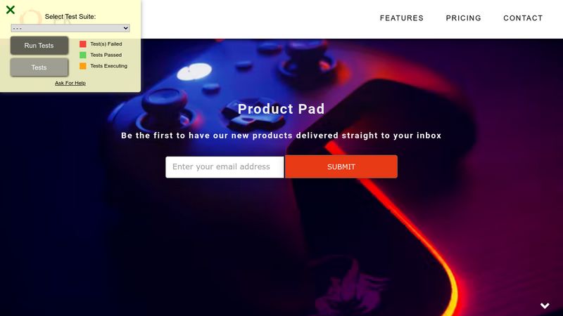 Product Landing Page