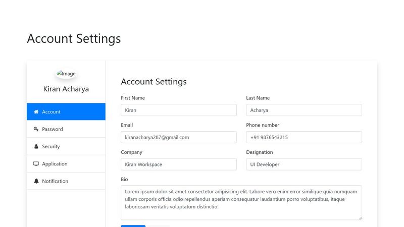 Account Settings
