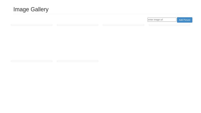 AngularJs: Image Gallery Test