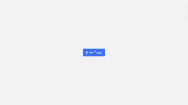 Toast Notification with Progress Bar in HTML CSS & JavaScript