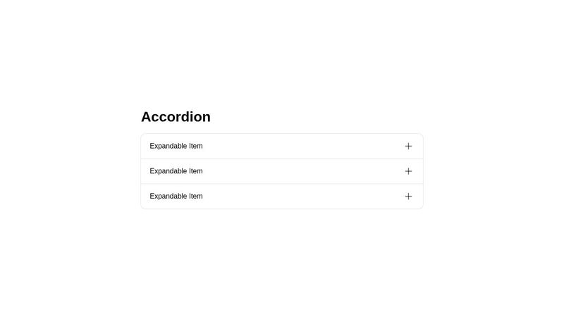 Expandable List