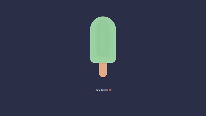 Pure CSS Ice Cream Popsicle | CSS Sorvete Picolé