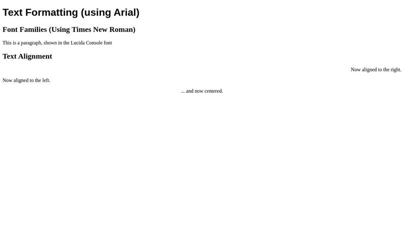 First CSS