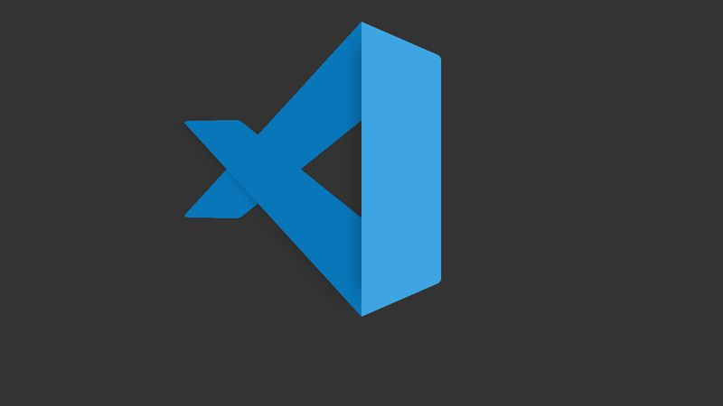 VS code logo 3D html css