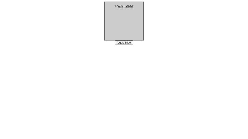 CSS Toggle Slider