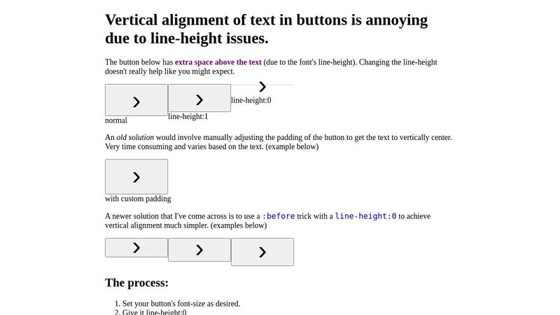 button alignment made easier