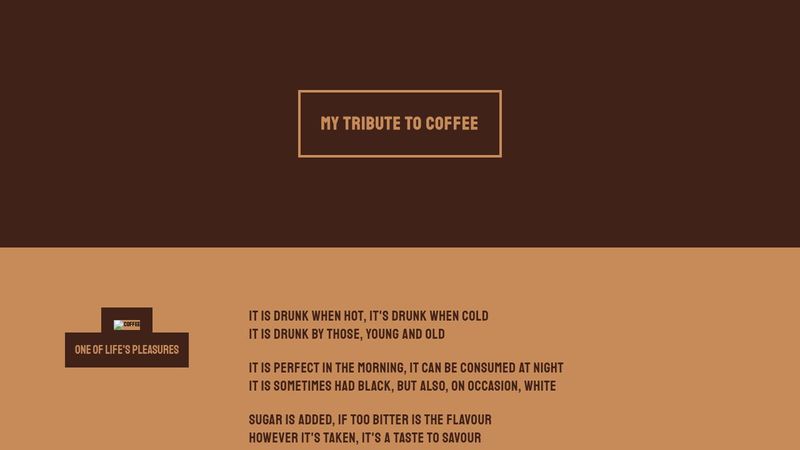 css+html: tribute page template