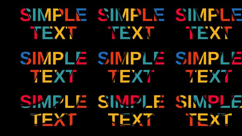 Colored Text Multi Effects [HTML & CSS]