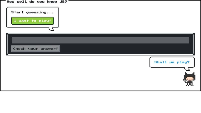Javascript quiz Game - How well do you know JS?