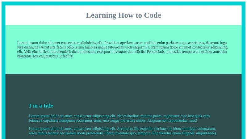 CSS + HTML Practice