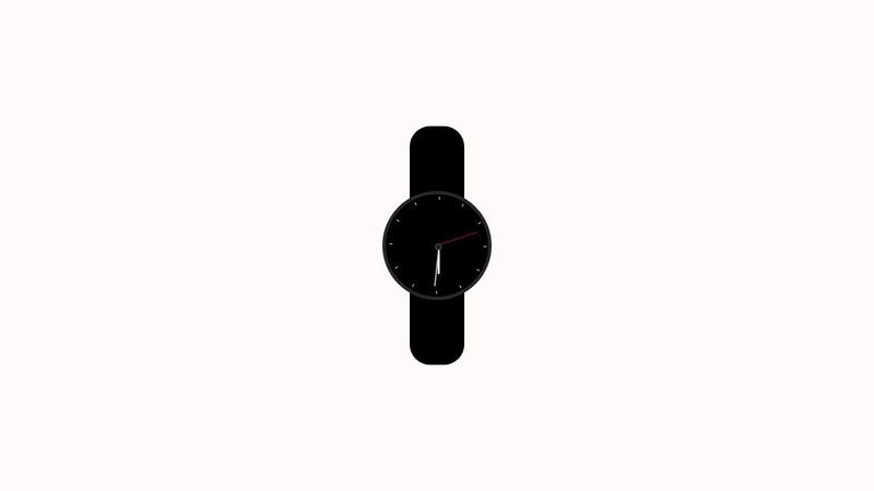 a classic watch , width HTML CSS JS