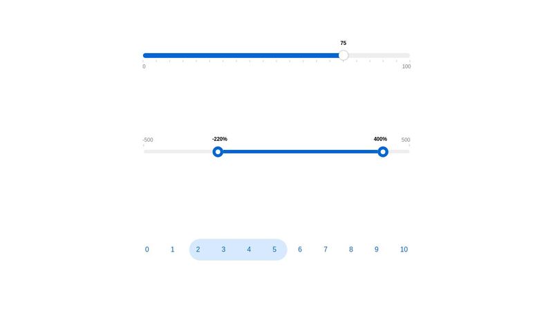Multi Range input, CSS-only