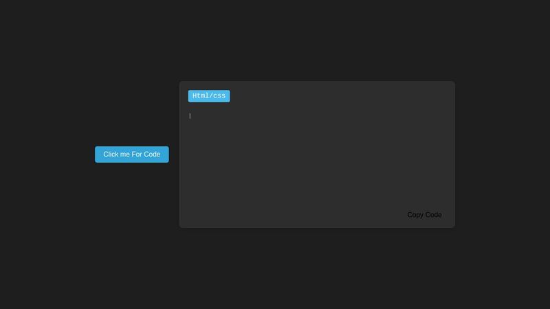 Code Typing Animation