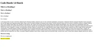 HTML Practice task-1
