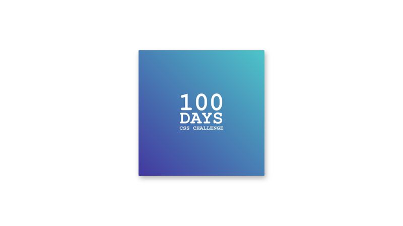 Day 1 - 100 Days CSS Challenge