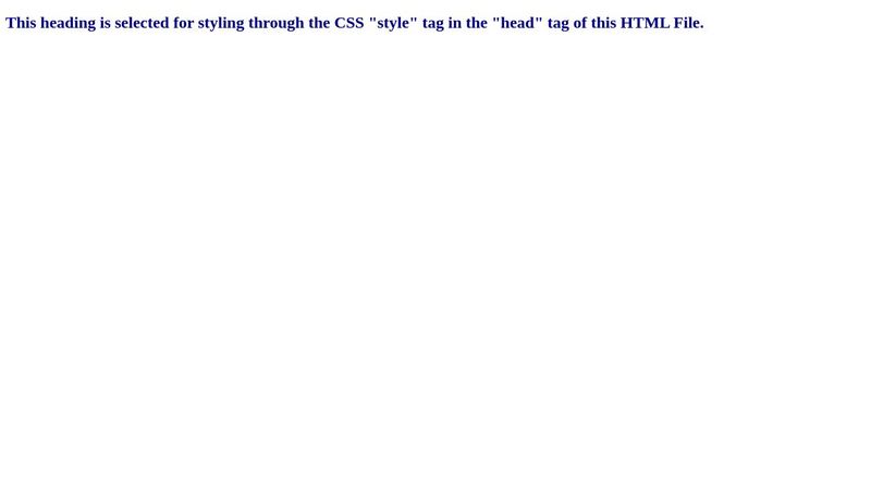 3. How to Use CSS tag in the tag of our HTML File - CSS