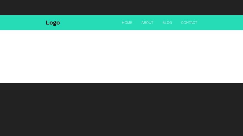 Responsive navbar with fun hover effect