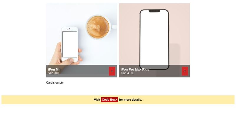 Simple JS Shopping Cart