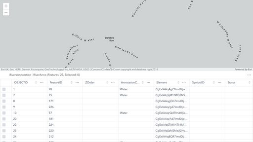 FeatureTable with an Annotation layer