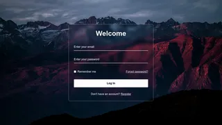 Glassmorphism Login Form